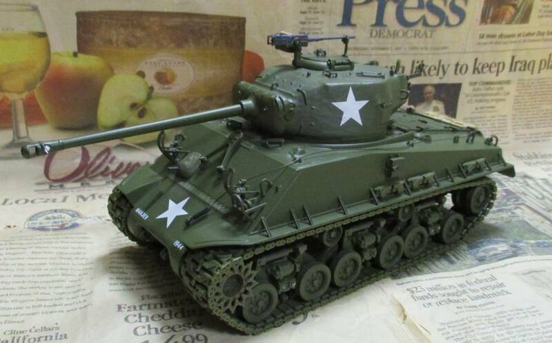 ★激レア絶版*フランクリンミント*1/24*George S. Patton's M4-A3 Sherman Tank - US Army*パットン将軍*第2次世界大戦