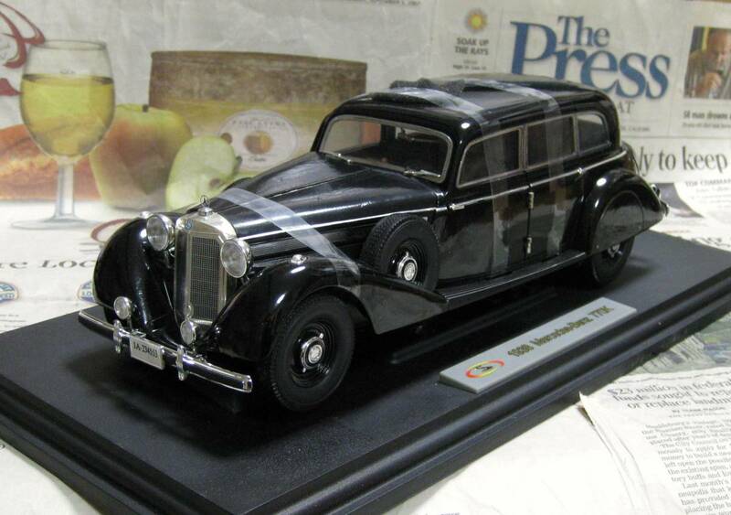 ★激レア絶版*Signature Models*1/18*1938 Mercedes-Benz 770K Pullman Hard Top ブラック≠フランクリンミント