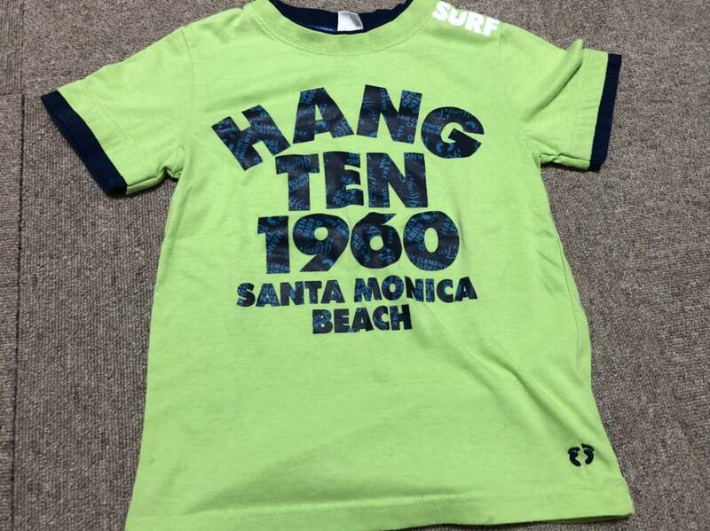 ⑥ 130 黄緑のTシャツ HANGTEN