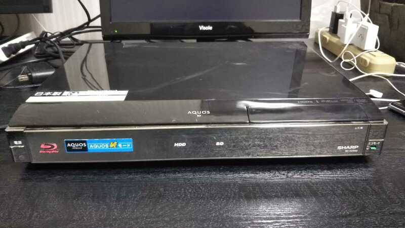 HK603 AQUOS BD Blu-ray/HDD RECODER BD-HDW30 SHARP 通電OK 起動不可 現状品 JUNK 