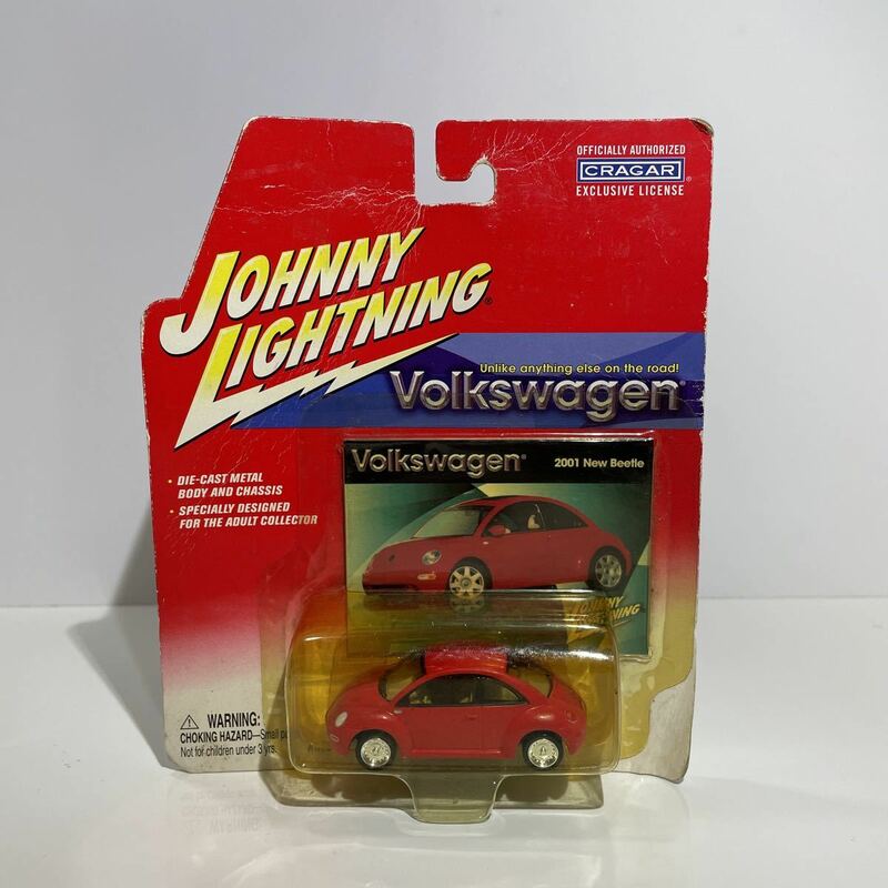 未開封 JOHNNY LIGHTNING VOLKSWAGEN 2001 NEW BEETLE ジョニーライトニング ビートル ミニカー 現状品 垢