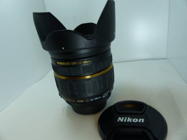 ニコン AF タムロンSP 24-135㎜F3.5-5.6 マクロ AD フード付 美品