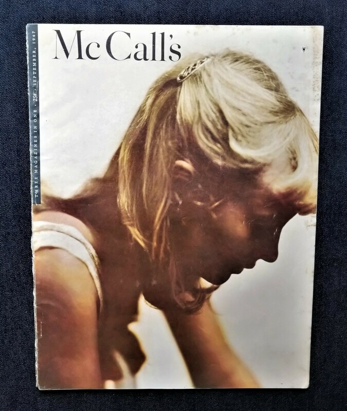 1947年 McCall's 洋書 女性誌 ファッション/ヴィンテージ広告/ビューティー