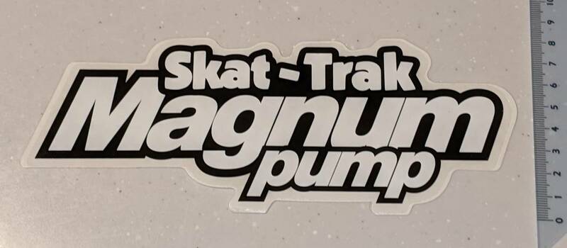 【希少】【正規品】 Skat-Trak Magnum pump ステッカー 2枚　新品未使用　防水加工