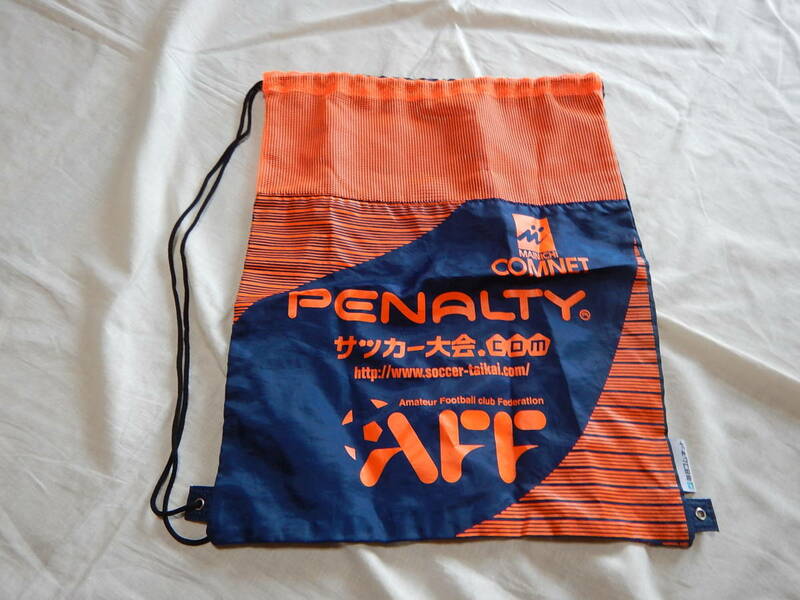 即決 ペナルティー PENALTY　サッカー大会　ボール　シューズバッグ　巾着　スタッフバッグ　幅39ｘ高さ48ｃｍ