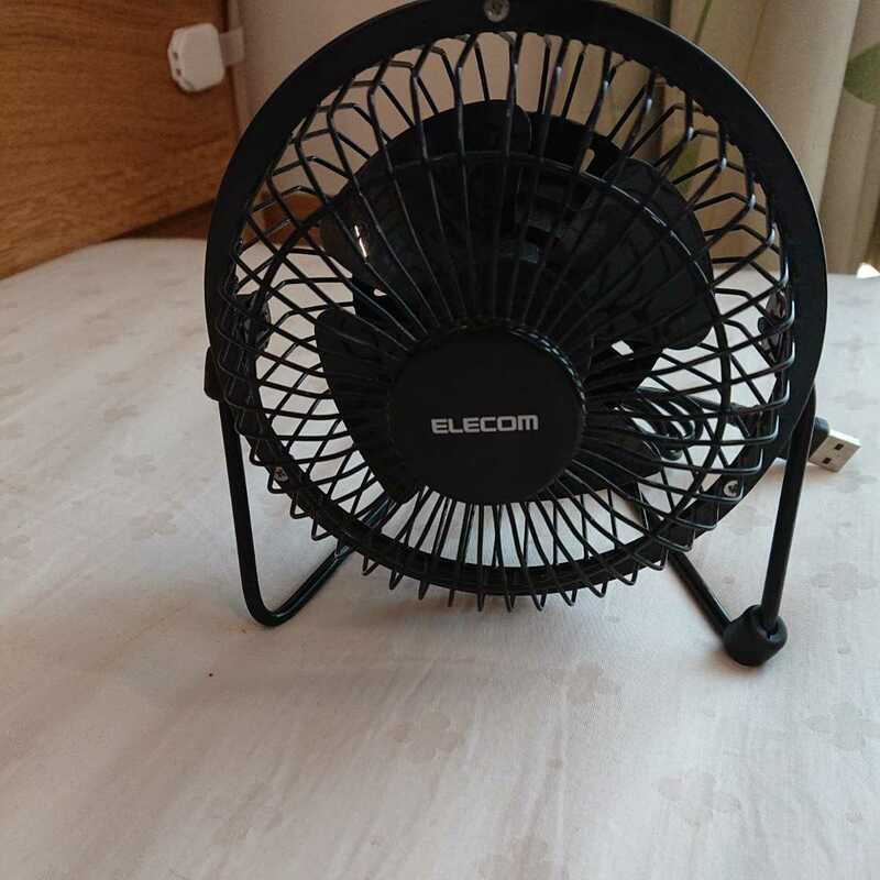 ELECOM エレコム USB式卓上潜伏 ブラック FAN-U35 BK USB扇風機 