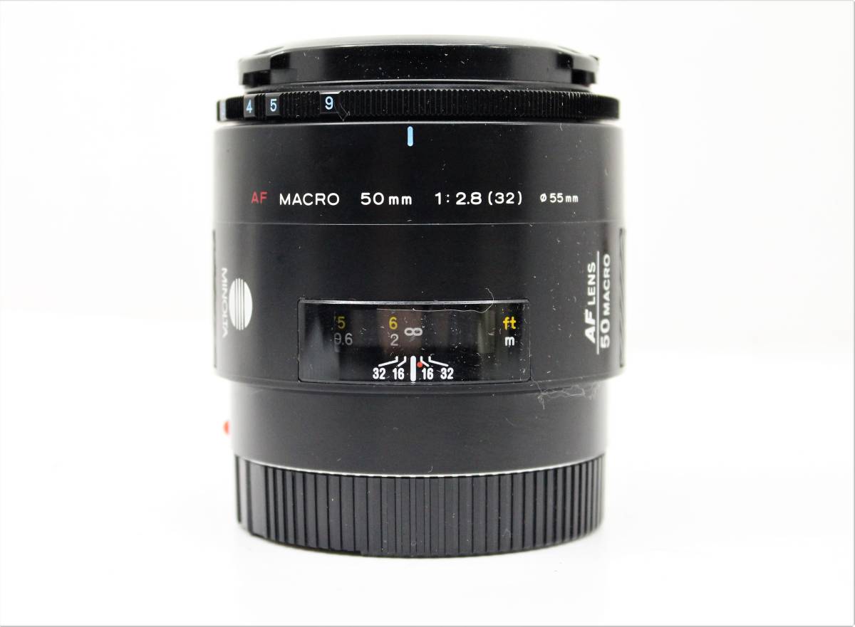 ★美品★MINOLTA ミノルタAF MACRO 50mm F2.8 マクロ単集点レンズ！完動品！ OK1697