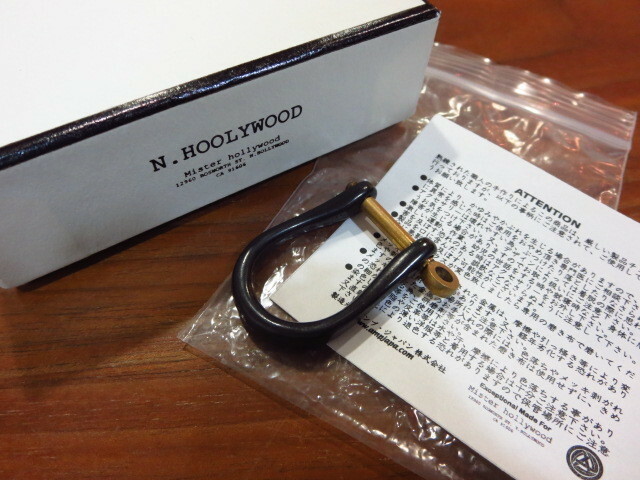 N.HOOLYWOOD ミスターハリウッド × AMP アンプジャパン (191-AC16) キーホルダー中 キーフック 新品 黒 ブラック BLACK ONE