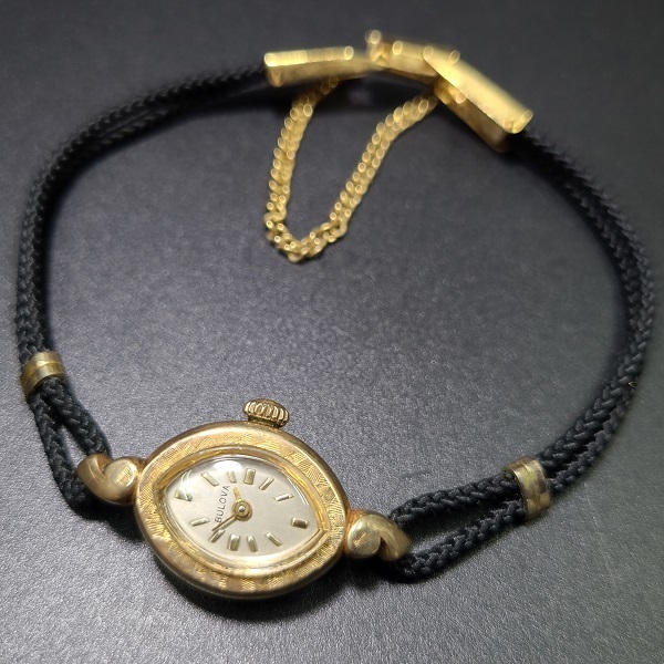 BULOVA ブローバ 14K GOLD レディース 腕時計 手巻き アンティーク
