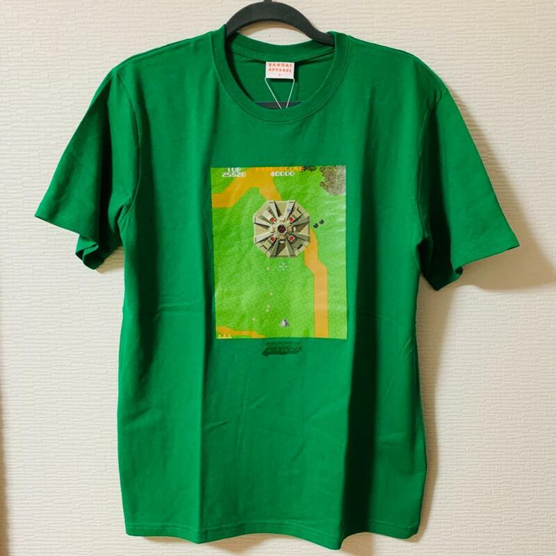 XEVIOUS(ゼビウス) - MEN サイズはL ゲームTシャツ ファミコン アンドアジェネシス ソルバルウ namco ナムコ (タグ付き新品未着用品)