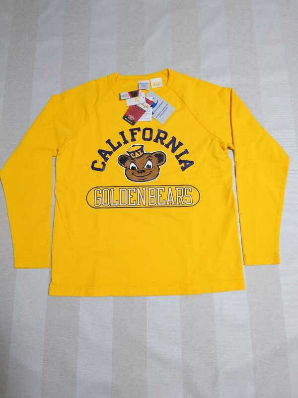 新品　チャンピオン　USA製　Champion　イエロー　M　CAL　カルフォルニア　バークレー　ヘビーウエイト　T1011　ロング　Tシャツ　ロンT