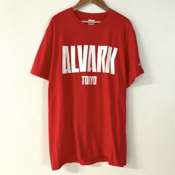 希少 美品 ALVARK TOKYO アルバルク東京 プロバスケ HINO 日野自動車 半袖 tシャツ メンズ Lサイズ レッド 入手困難