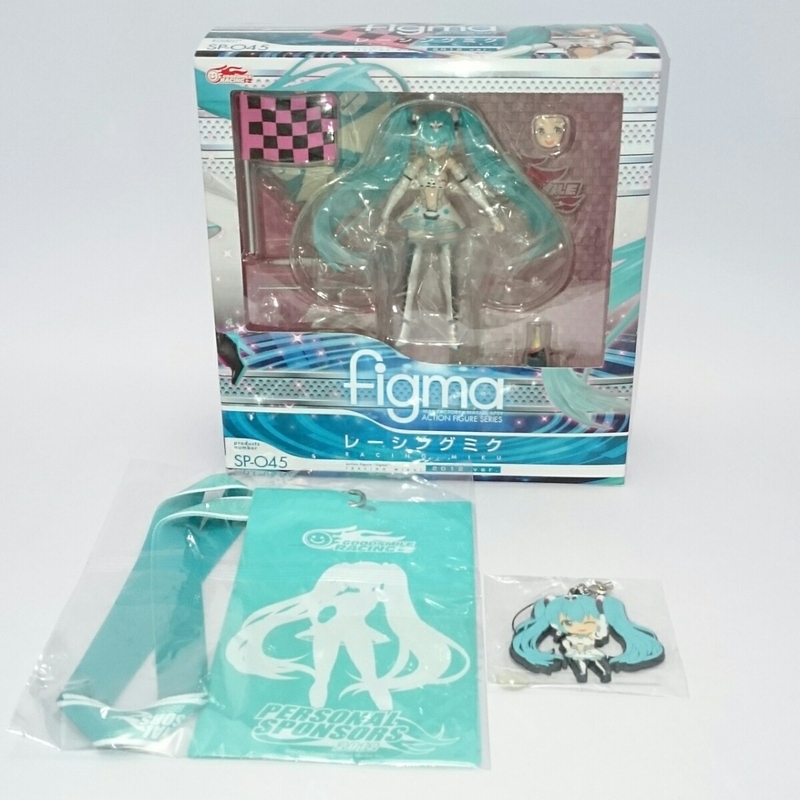 未開封 figma レーシングミク2012ver. ラバーストラップ チケットホルダー 個人スポンサー特典 グッドスマイルカンパニー 初音ミク SP-045