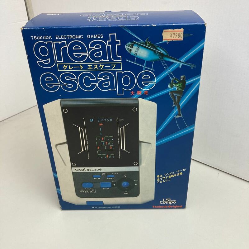 Ж■レア品■新品未開封品■LSI COMPO■TSUKUDA ELECTRONIC GAMES■GREAT ESCAPE■グレートエスケープ 大脱走■当時物■昭和レトロ■絶版■