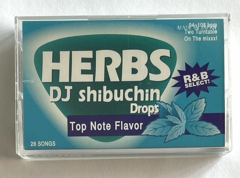 DJ shibuchin HERBS top note flavor MIX TAPE ミックステープ クラブ R&B HIPHOP 当時物 カセットテープ