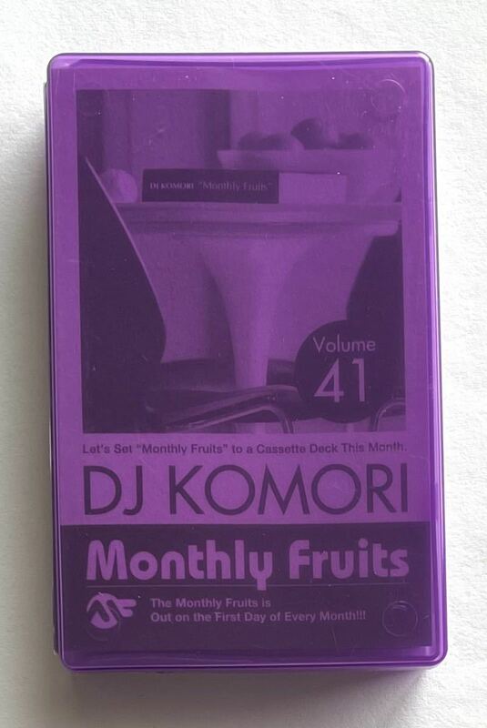 DJ KOMORI MONTHLY FRUITS 2002 VOL.41 MIX TAPE ミックステープ クラブ R&B HIPHOP 当時物 カセットテープ