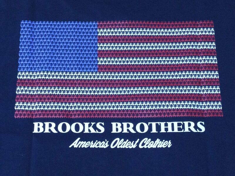 新品未使用BROOKS BROTHERS ブルックスブラザーズ ビッグロゴ プリント Tシャツ US - L JP-XL