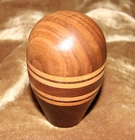 木製シフトノブ(材質：ウォールナット-集成材）12x1.25mm（BL-48.4D72.5L)