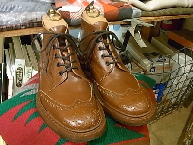 MADE IN ENGLAND TRICKER'S M5833 COUNTRY BOOTS 5EYELET UK7.5(26cm) 英国製 トリッカーズ カントリー ブーツ 5アイレット 5ホール