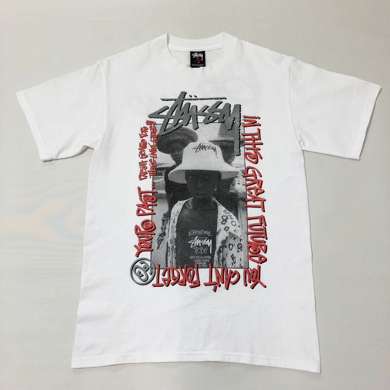 STUSSY 千葉パルコ 1周年 Tシャツ ( ステューシー レア old チャプト 記念 限定 総柄 フォト レア Tee oldstussy )