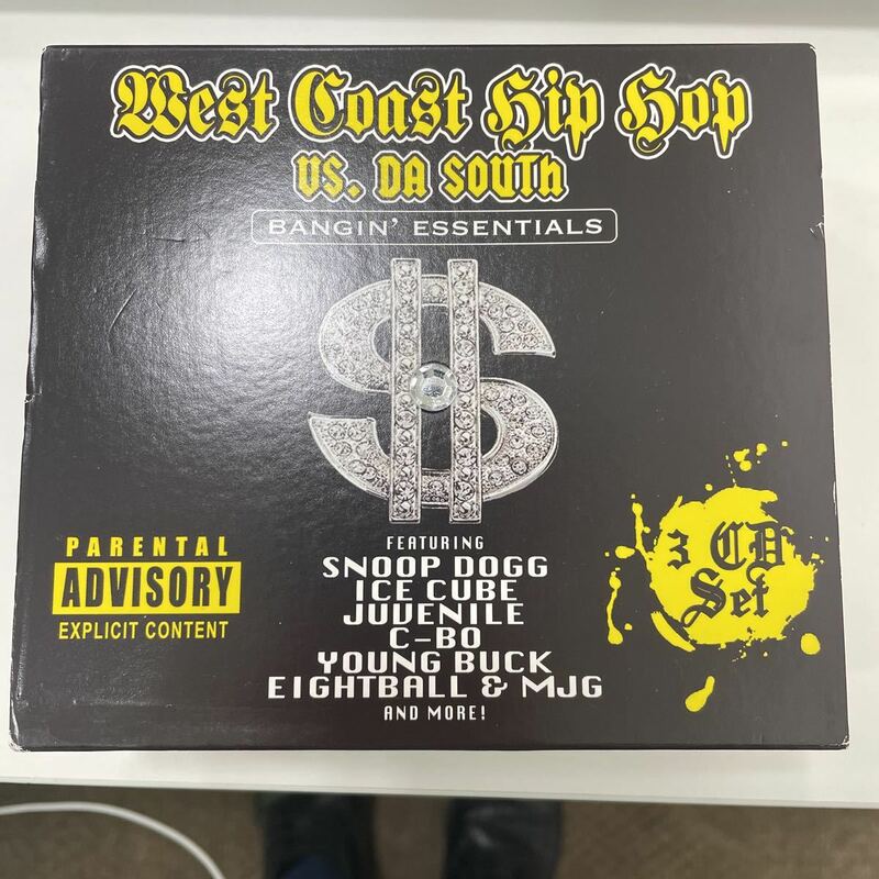 レア　3枚組　Westcoast HIPHOP VS DA SOUTH G-RAP gangsta rap