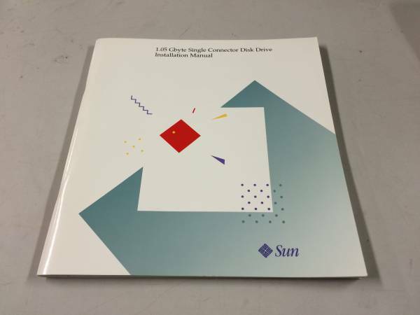 中古品 Sunmicrosystems 1.05 Gbyte Single Connector Disk Drive Installation Manual 現状品