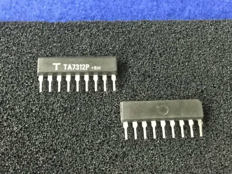 TA7312P【即決即送】東芝 IC 2-CH プリアンプ [298PbK/255231] Toshiba IC 2-Ch Audio Pre-amplifier 2個セット