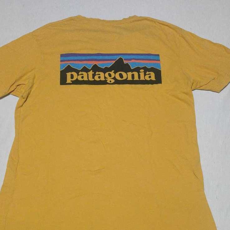 patagonia パタゴニア 半袖Tシャツ サイズＭ 黄色 イエロー