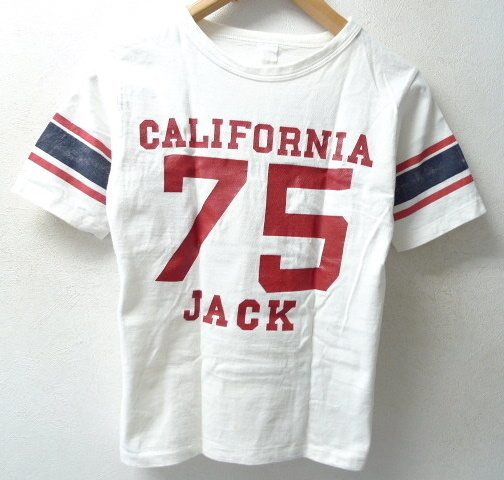 ◆ジャクソンマティス カリフォルニア ナンバリング 75 フットボール Tシャツ サイズXS