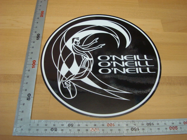 新品O’NIELL O’RIGINAL ICON STICKER（オニールオリジナルアイコンステッカー） 18cm（シールタイプ） GO-1600 ブラック