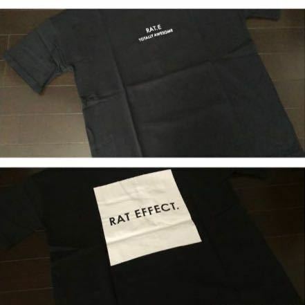 RAT EFFECT ラットエフェクト 半袖Ｔシャツ 160cm ブラック バックプリントあり