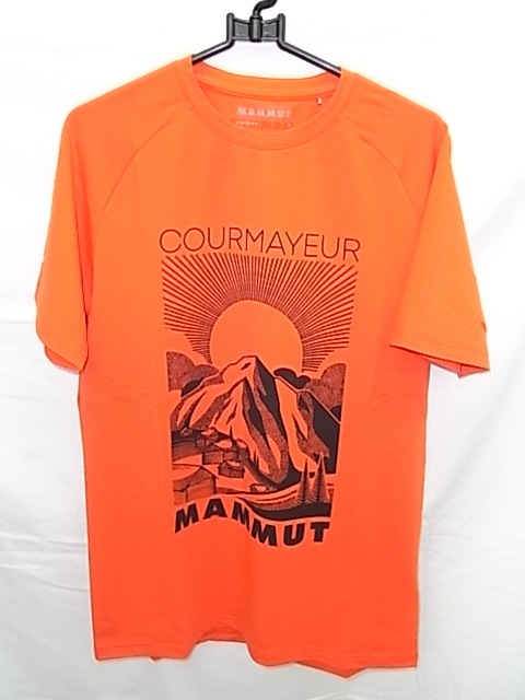 最安値赤字処分超特価!!ヤフネコ！ネコポス送料込み!!日本正規品 MAMMUT Mountain T-Shirt Men / S / hot red / PRT3