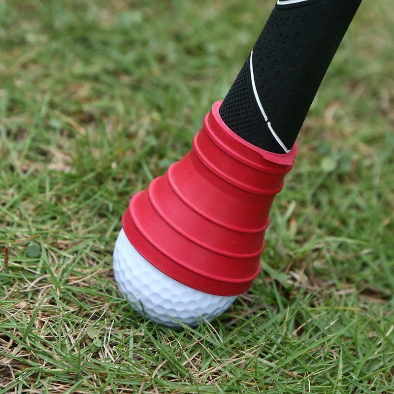 新商品 ゴルフボールを拾うことができる吸着の強いゴルフボールラバーピックアップサクションカップ コンパクト 便利 ゴルフ用品