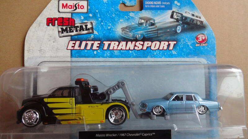 ☆未開封 1/64 Maisto マイスト elite transport Maisto Wrecker /1987 Chevrolet Caprice☆