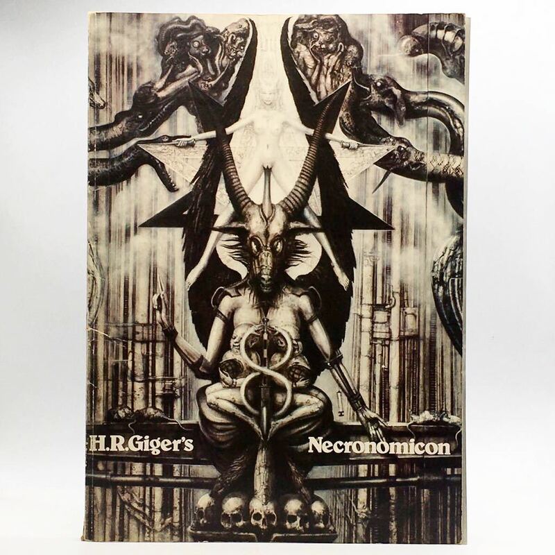 【洋書】 H.R.GIGER「NECRONOMICON」　H・R・ギーガー　BIG O publishing版　1978　エイリアン　イラスト　b1ny22