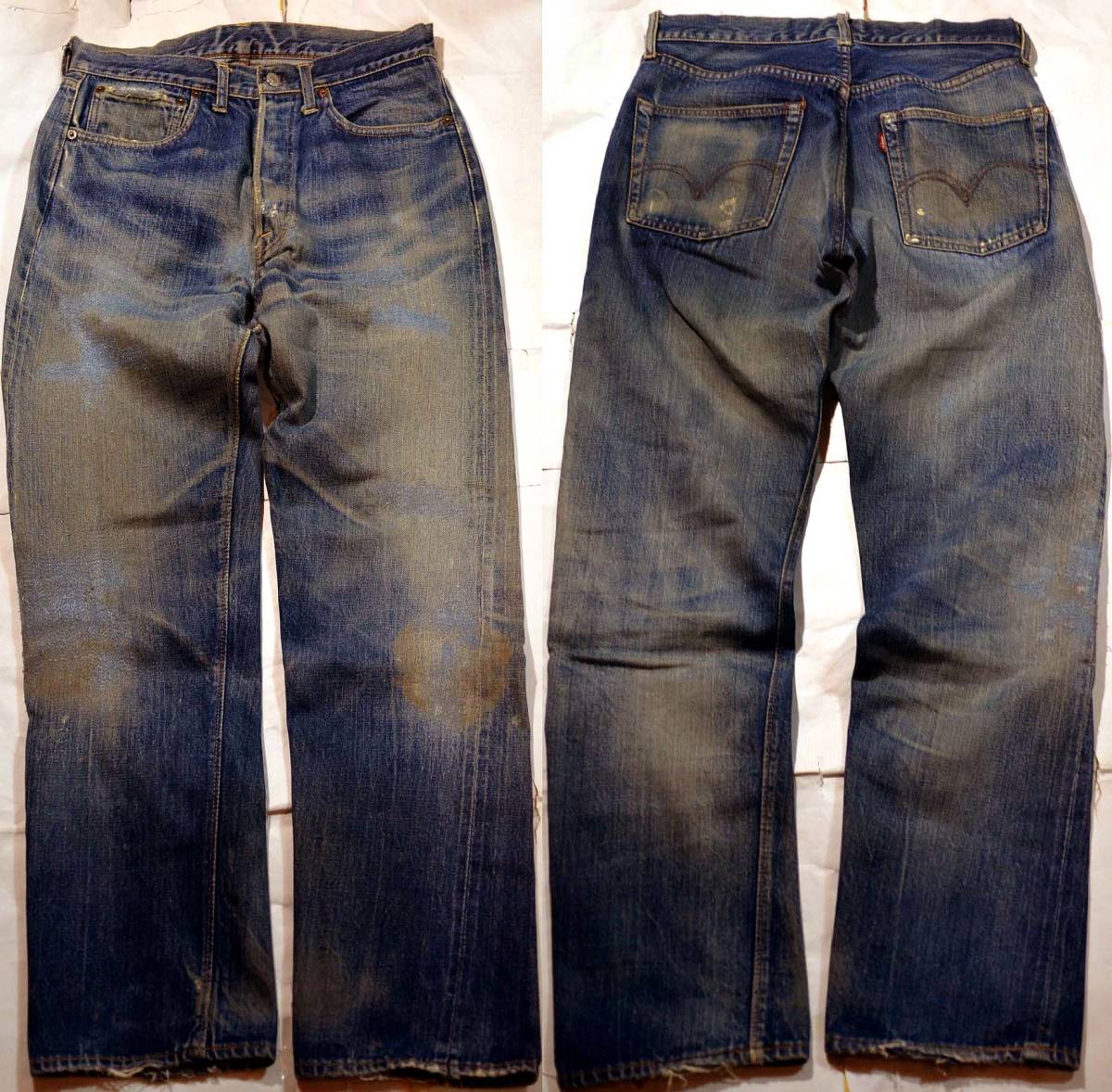 v55/LEVIS501ビッグE ヴィンテージ 初期 16刻印 ゴールデンサイズ 色落ちスペシャル！