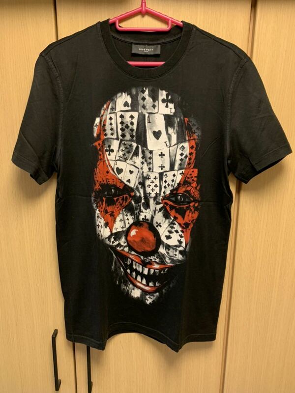 国内正規 11SS GIVENCHY ジバンシー ジバンシィ トランプ ピエロ キューバンフィット Tシャツ S 11S 7079 651