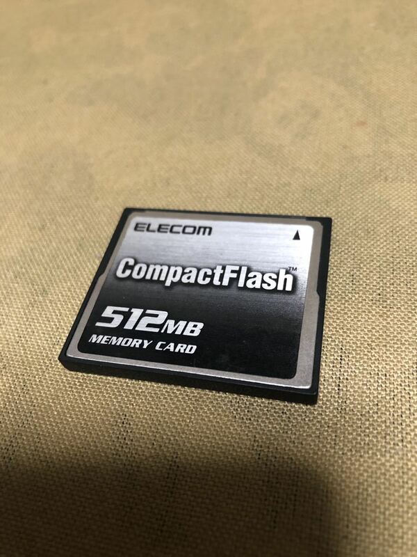 ELECOM／MF-FCF512 (512MB)／コンパクトフラッシュ 512mb CFカード 希少美品