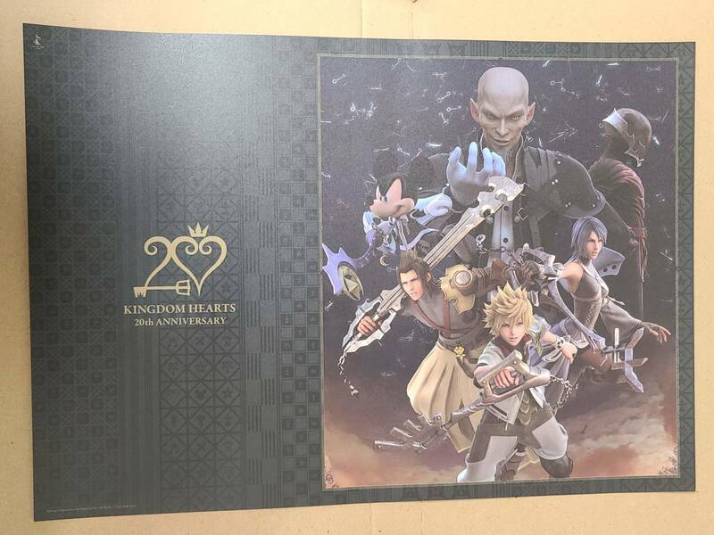 キングダムハーツ 20周年 ランチョンマット スクエニカフェ ディズニー KINGDOM HEARTS 20th