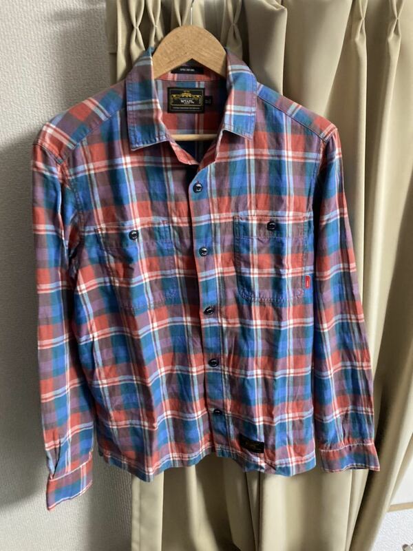 WTAPS/ダブルタップス UNION L/S Shirt チェックシャツ Mサイズ