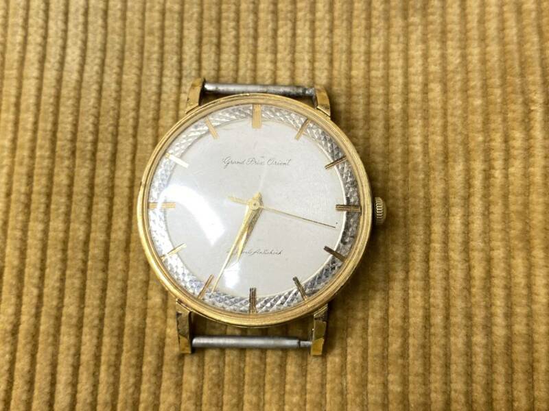 グランプリオリエント GrandPrixOrient 手巻き 腕時計 25石 Vintage（管理ID：4057）