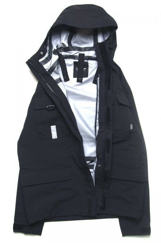 未使用 メンズ S THREE LAYER NYLON JACKET M316101 BLACK ブラック / 3レイヤー ナイロンジャケット MARATHON JACKSON マラソンジャクソン