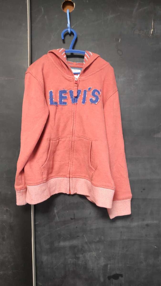 Levi's ロゴワッペン ジップ パーカ