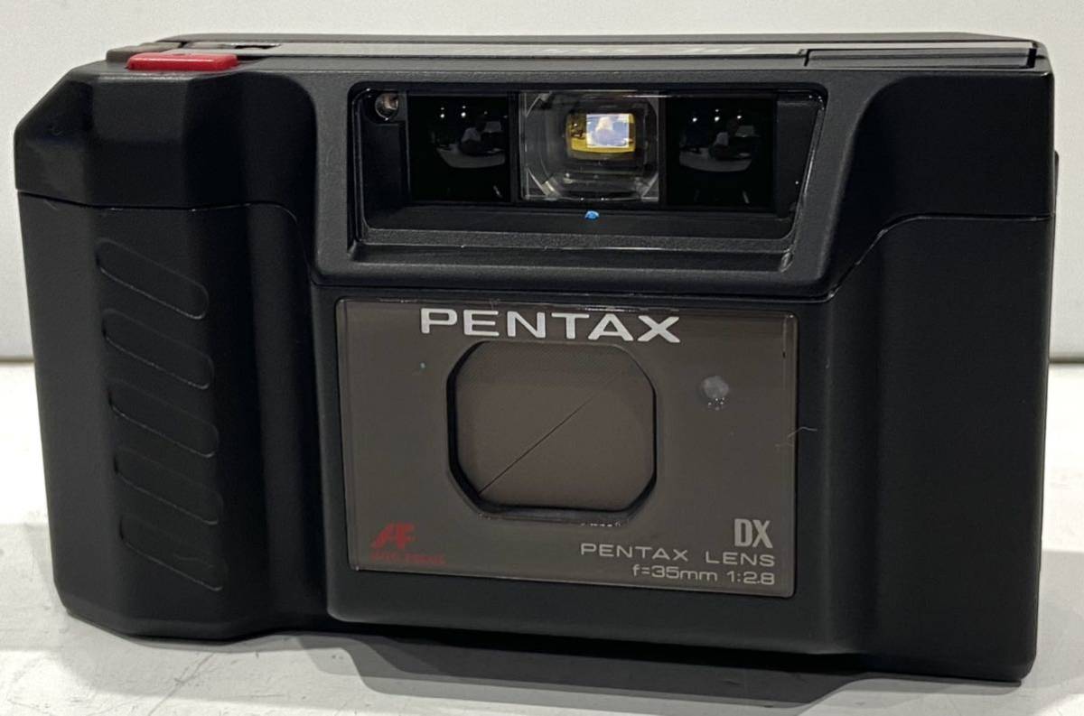 220409B☆ PENTAX PC-555 DATE LENS f=35mm 1:2.8 コンパクトフィルムカメラ ♪配送方法＝おてがる配送宅急便(EAZY)♪