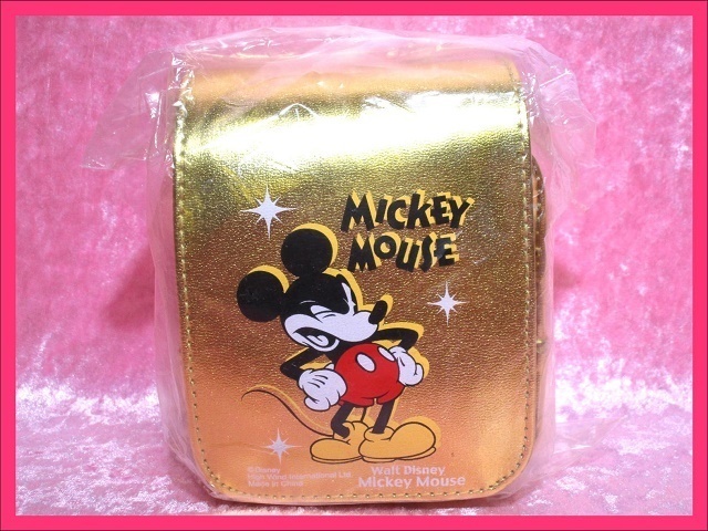 ディズニー ウォルトディズニー ミッキーマウス ミニチュア リュック ランドセル 〔ゴールド〕 ＜１点＞ 美品