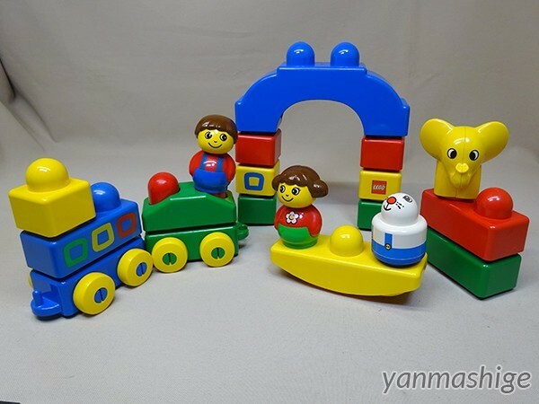 廃盤 レゴプリモ でんしゃゲートセット 2591 Happy Explorers Stack 'n' Learn LEGO primo duplo