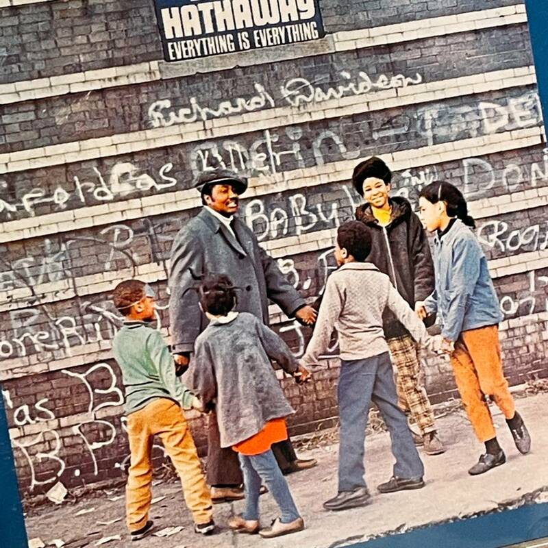 DONNY HATHAWAY ダニー・ハサウェイ CD「EVERYTHING IS　中古 アメリカ購入 輸入 新しきソウルの光と道 R&B ソウル ブックレット ライナー