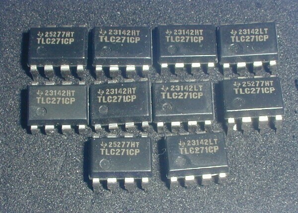 CMOSプログラマブル低消費電力シングルオペアンプ　テキサス　TLC271CP　１０個セット