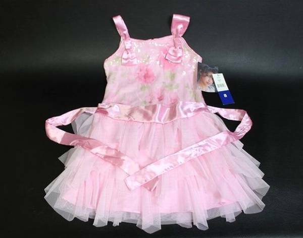 ♪Biscotti 930PSD ビスコッティ 女の子用ドレス ピンク サイズ8