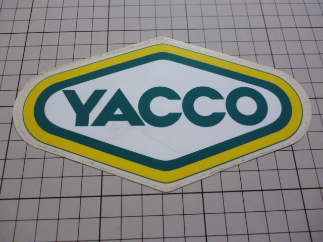 YACCO ステッカー (161×90mm) ヤッコ オイル